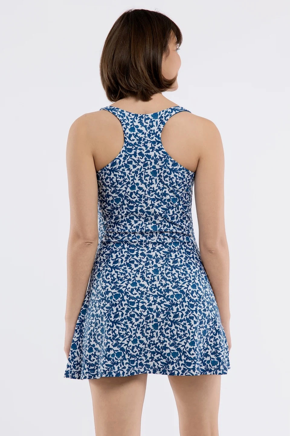 The Campbell Dress - Porcelain Floral
