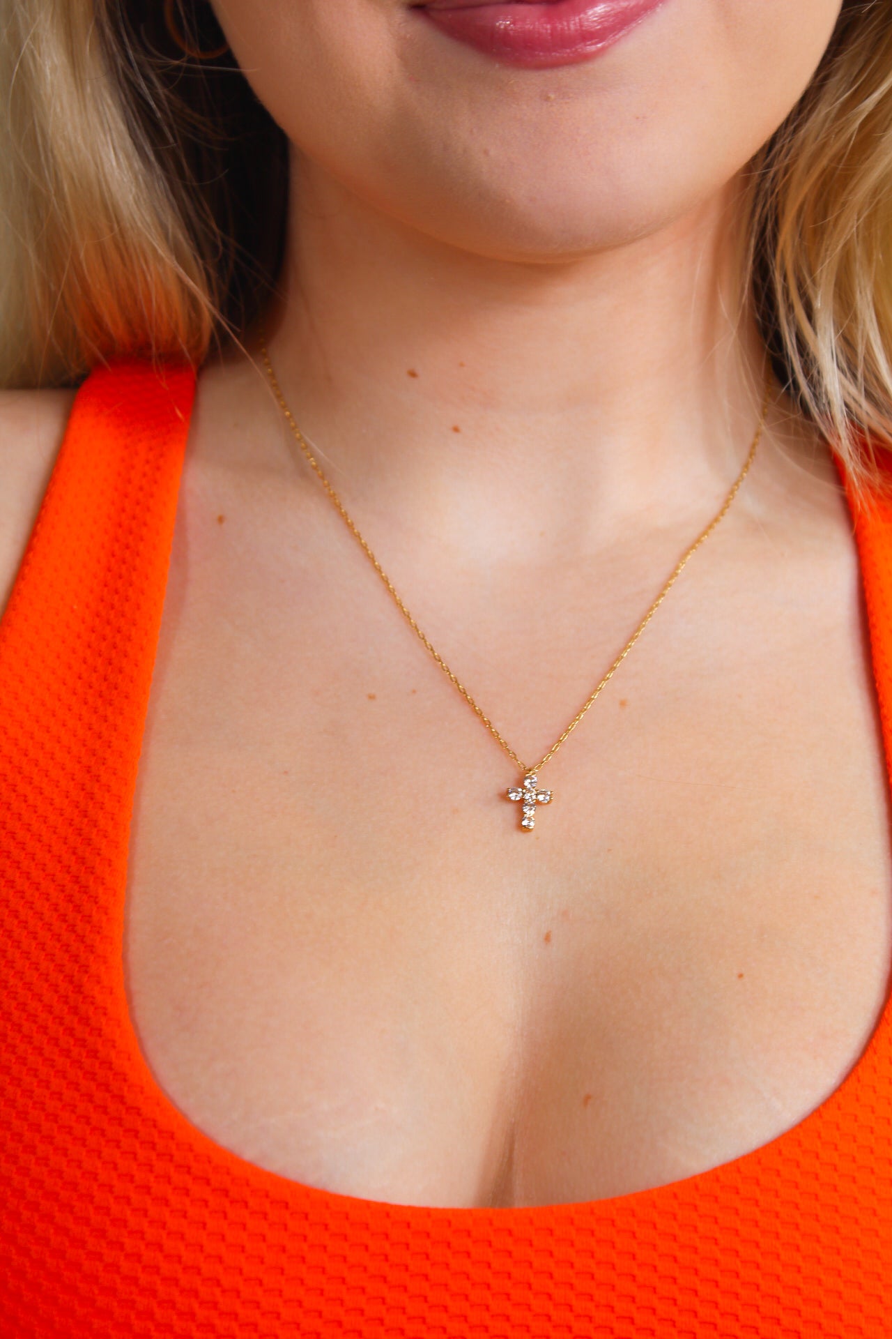 Pontiac Cross Necklace