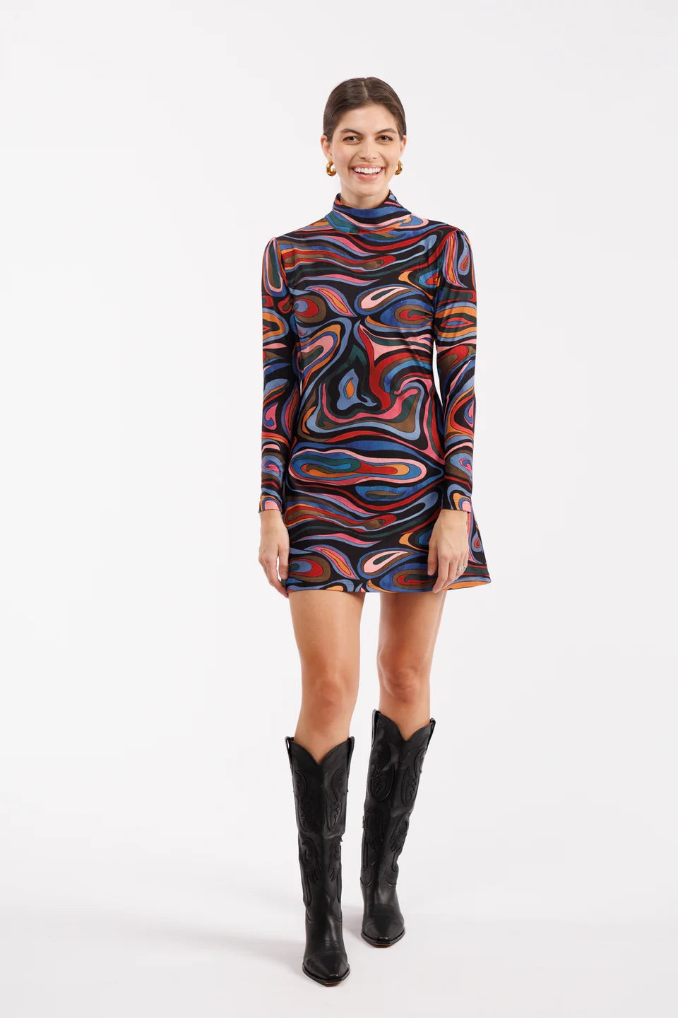 The Dottie Mini Dress - Vinyl Baby