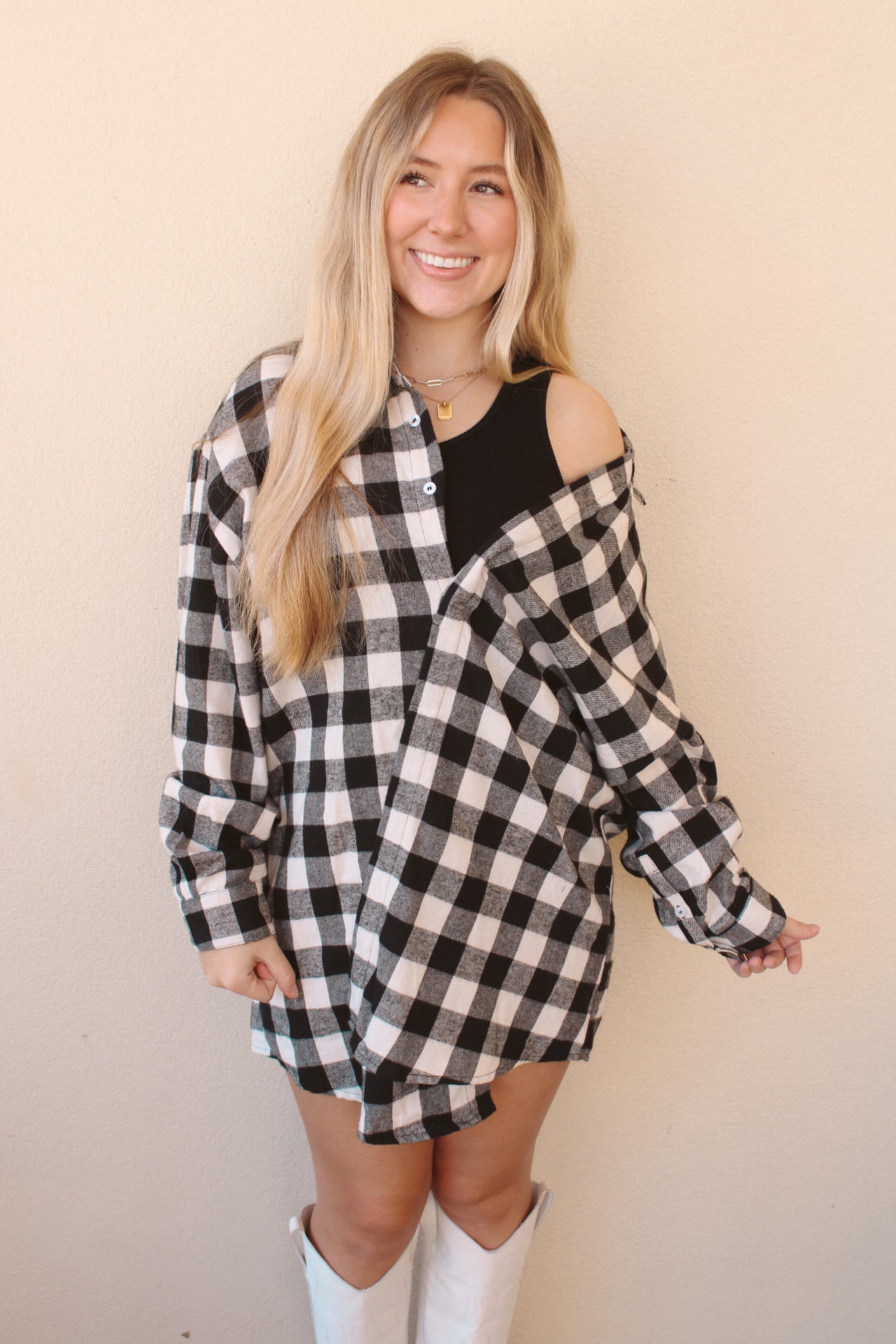 Lake Tahoe Flannel Dress