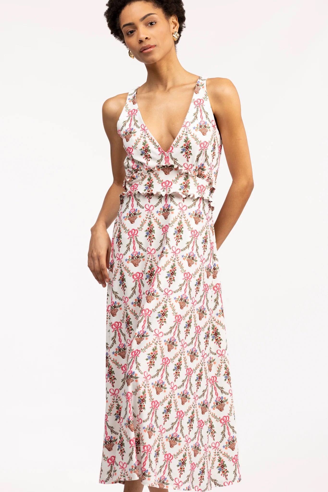 Beryl Flower Basket Maxi