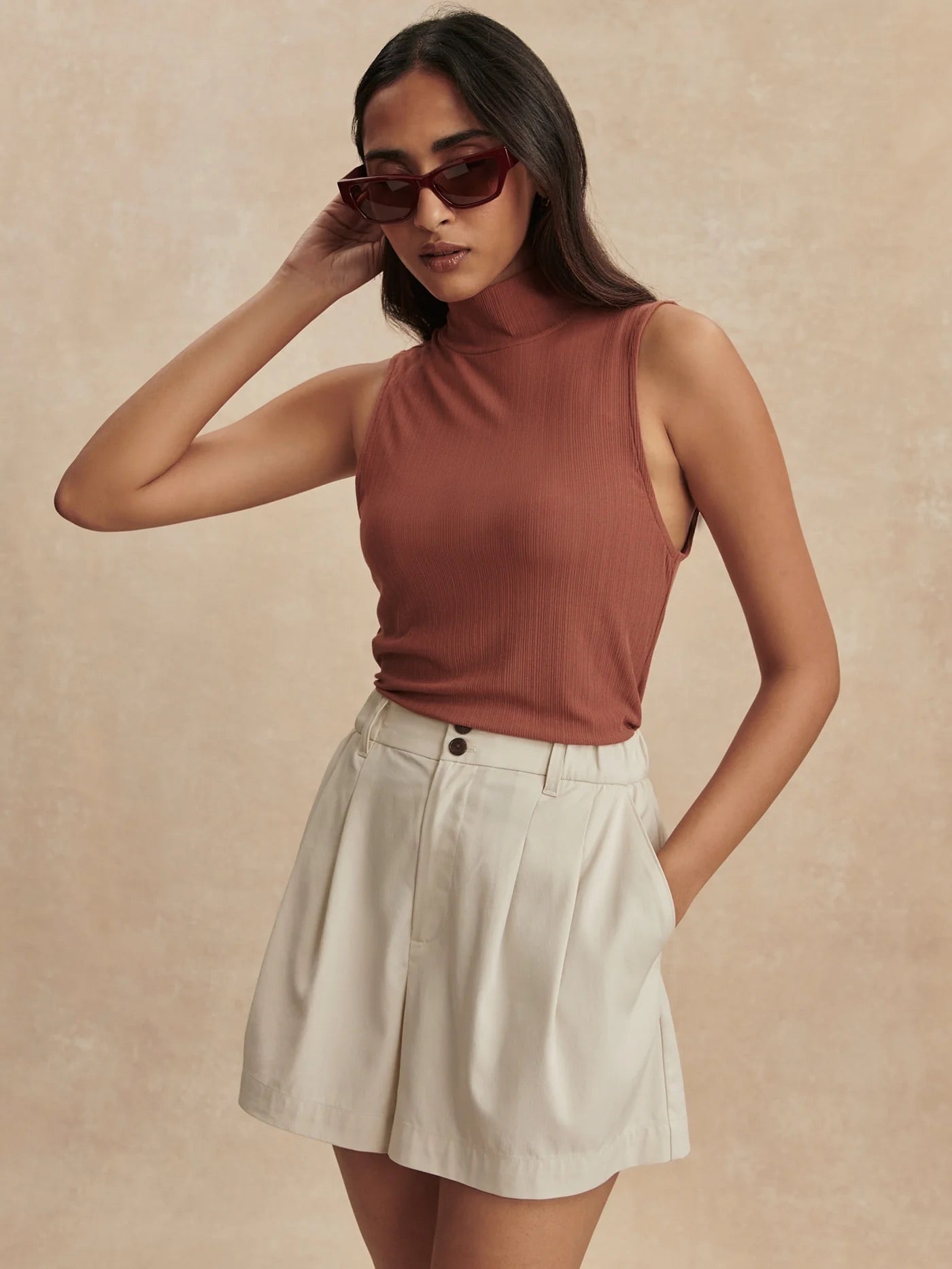 Tansy Woven Short 3 - Ivory