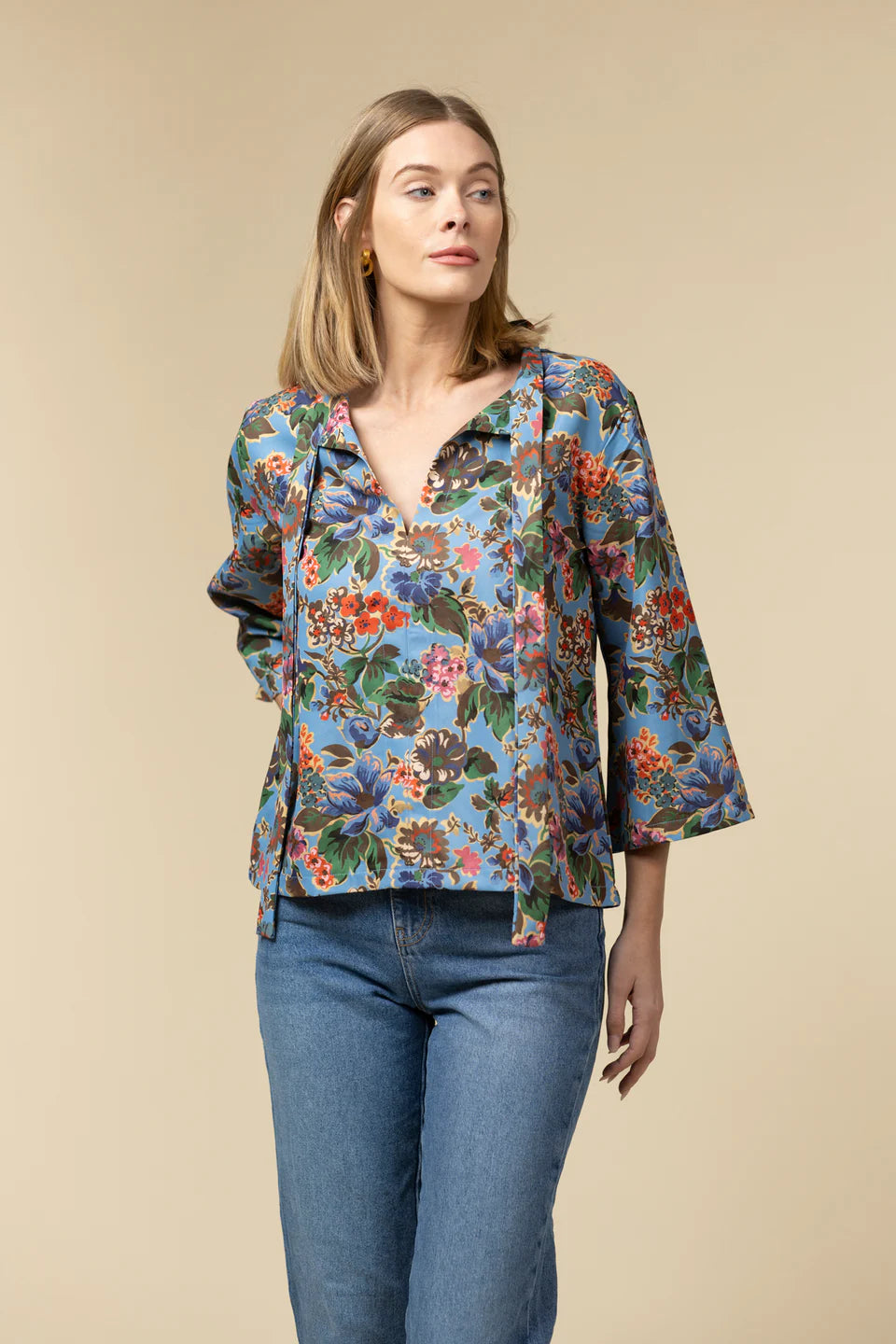 The Bebe Top - Antique Petals