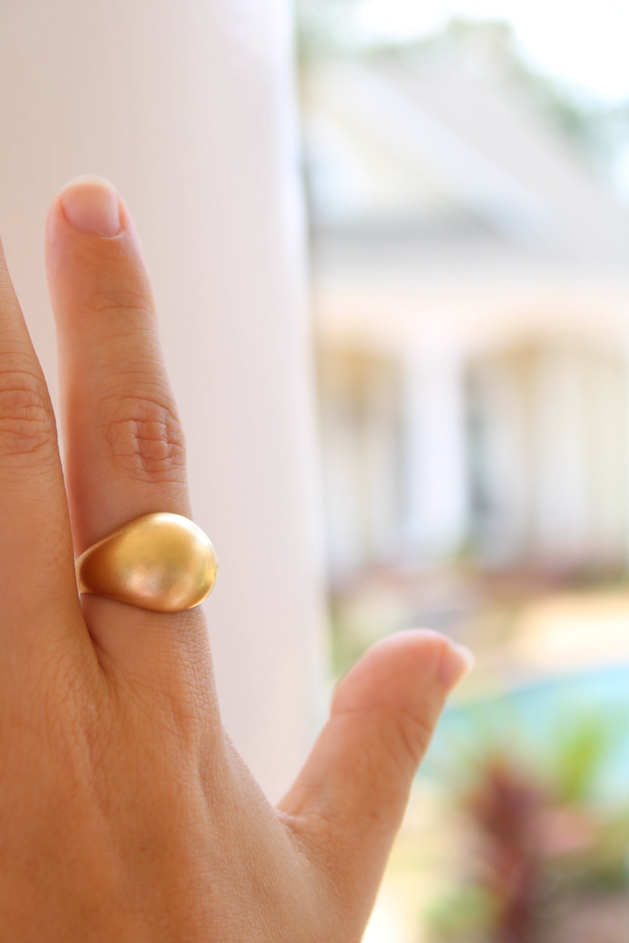 Satin Brass Ring