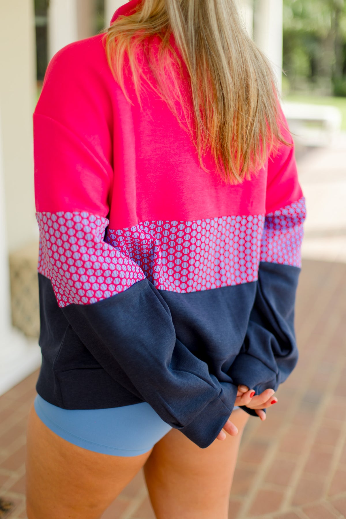 JV Quarter Zip - Berry/Berry Love