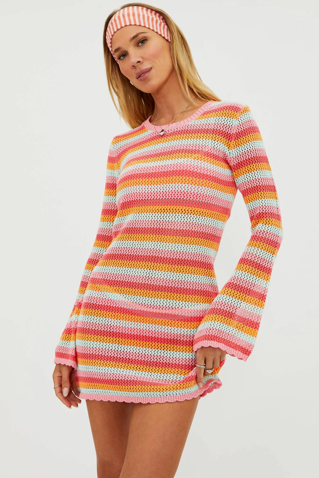 Libbi Dress - Guava Jelly Crochet