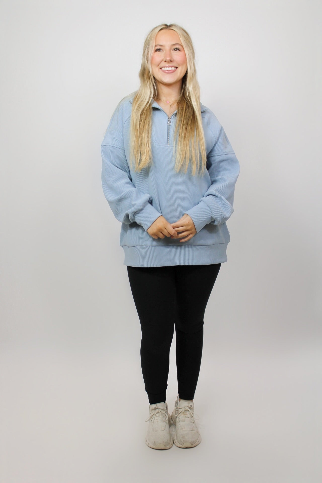 Rhea Half Zip Sweat