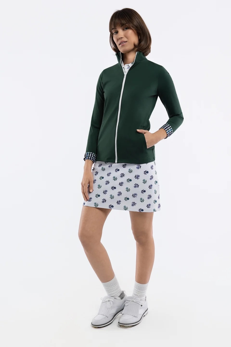 The Blakely Full Zip - Rosemary