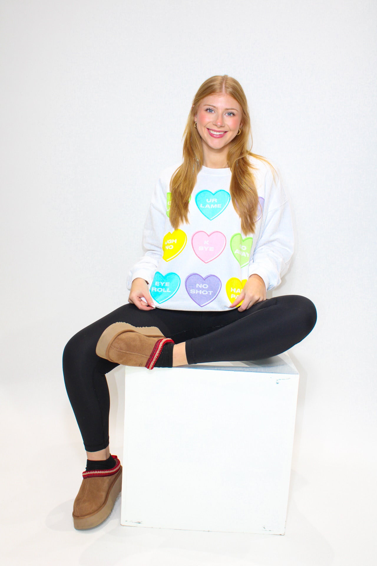 Candy Hearts Crewneck