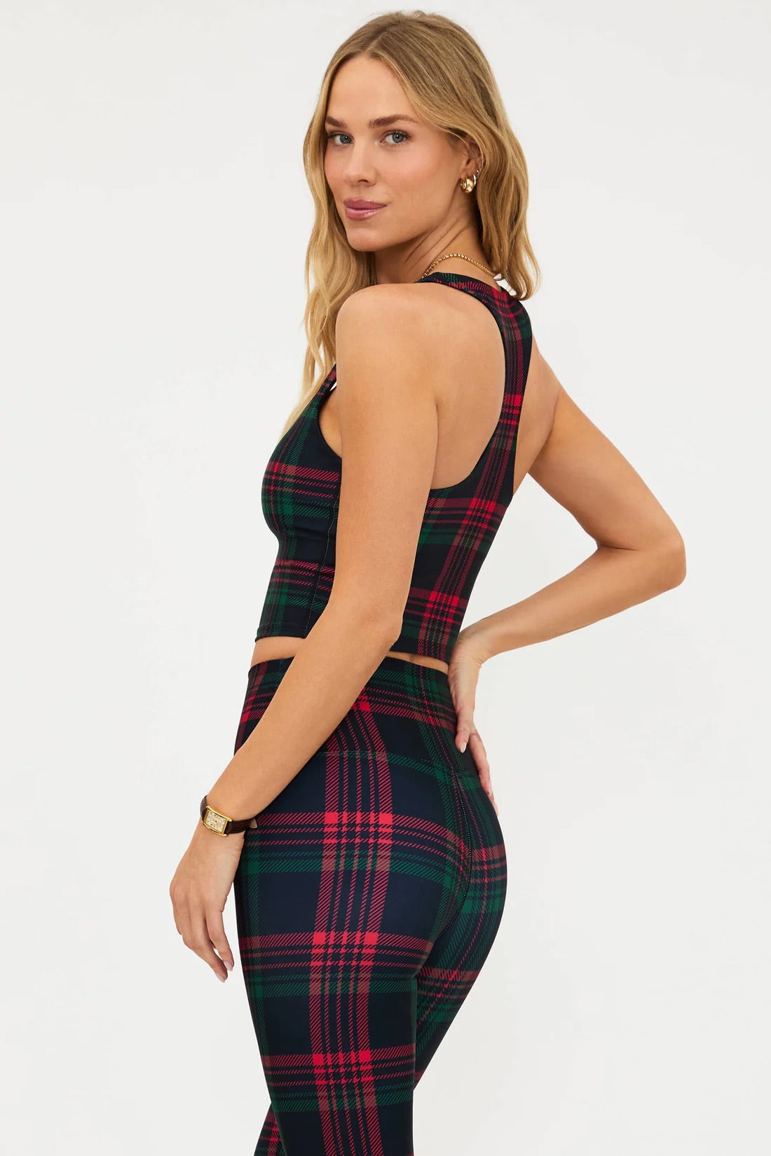 Yara Top - Ribbon Plaid
