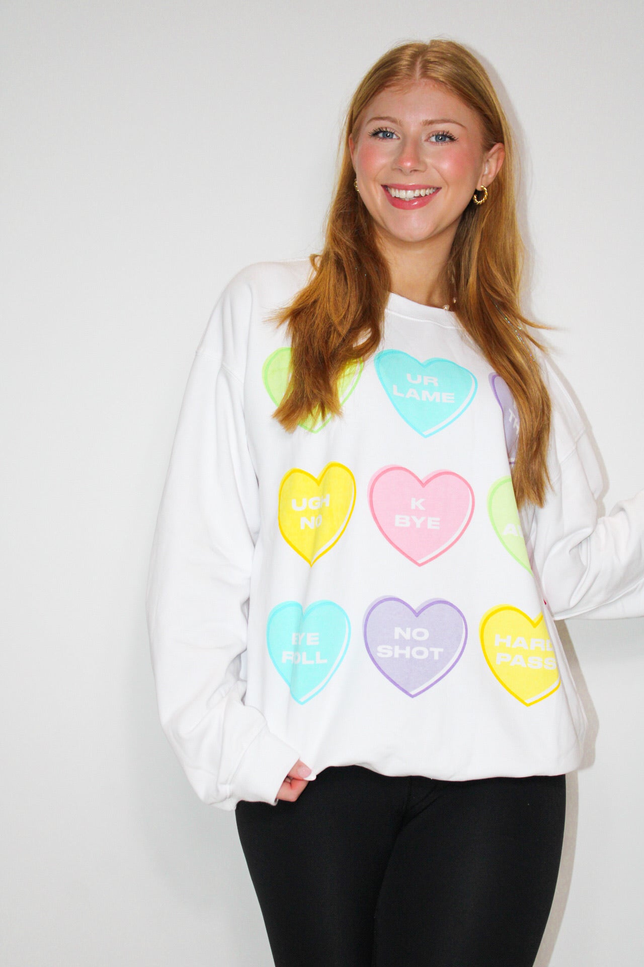 Candy Hearts Crewneck