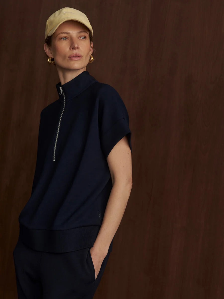Ritchie Short Sleeve Sweat - Navy