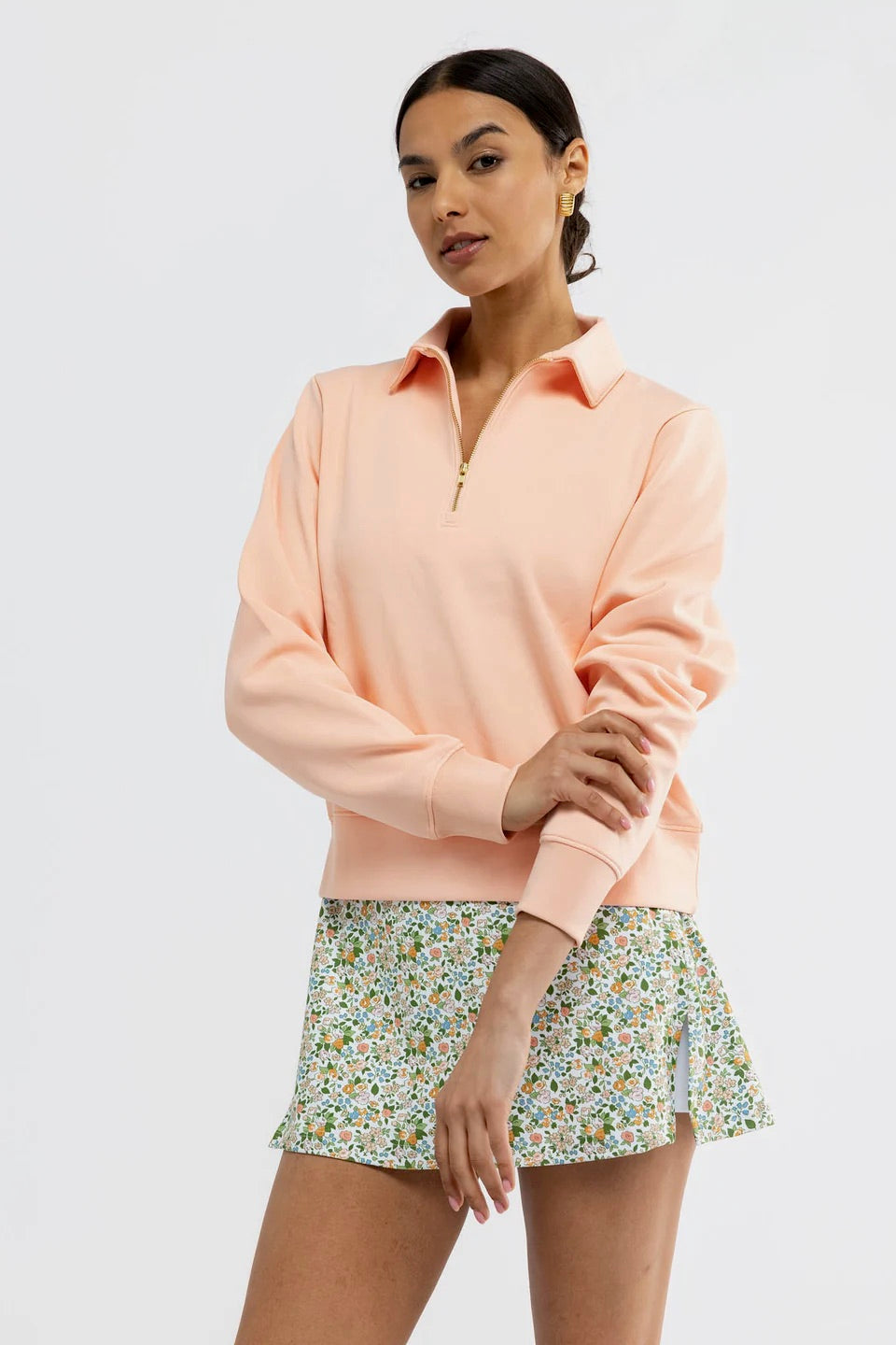 Chase Quarter Zip - Melon