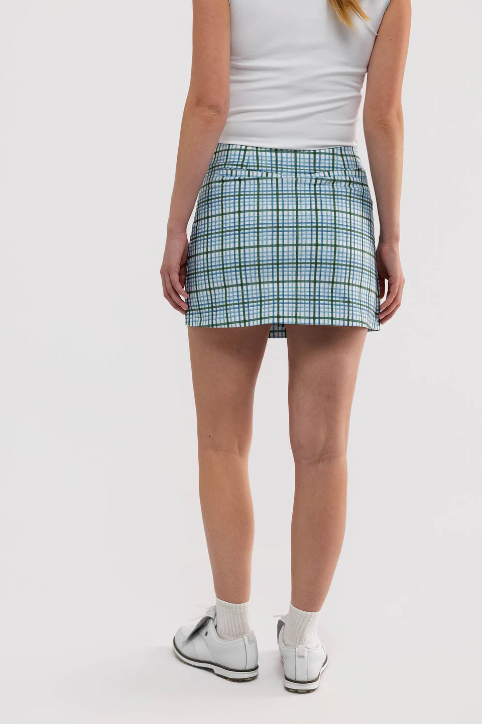 The Lainie Skort  - Meadow Plaid