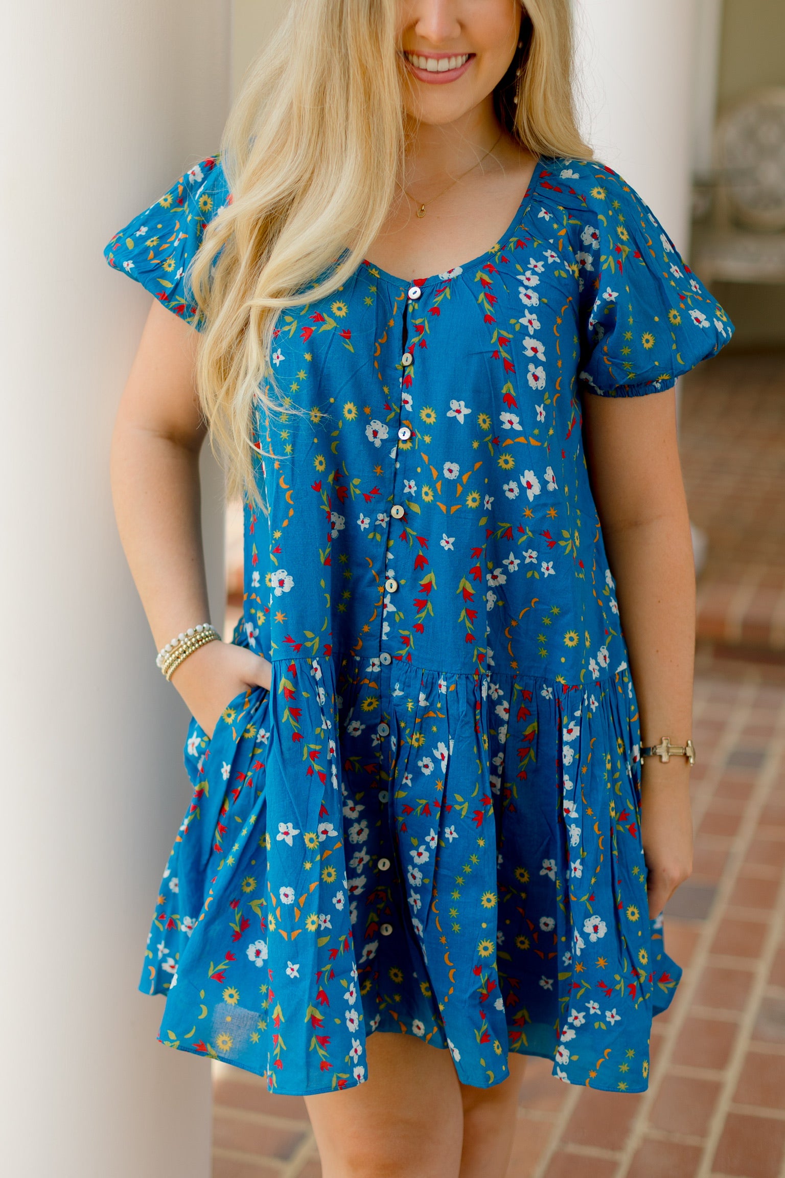 Brisa Mini Dress - Mediterrana