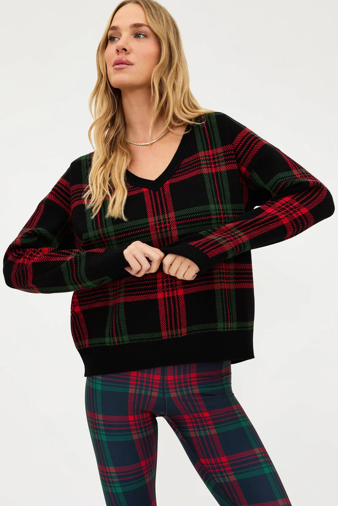 Joey Sweater - Ribbion Plaid