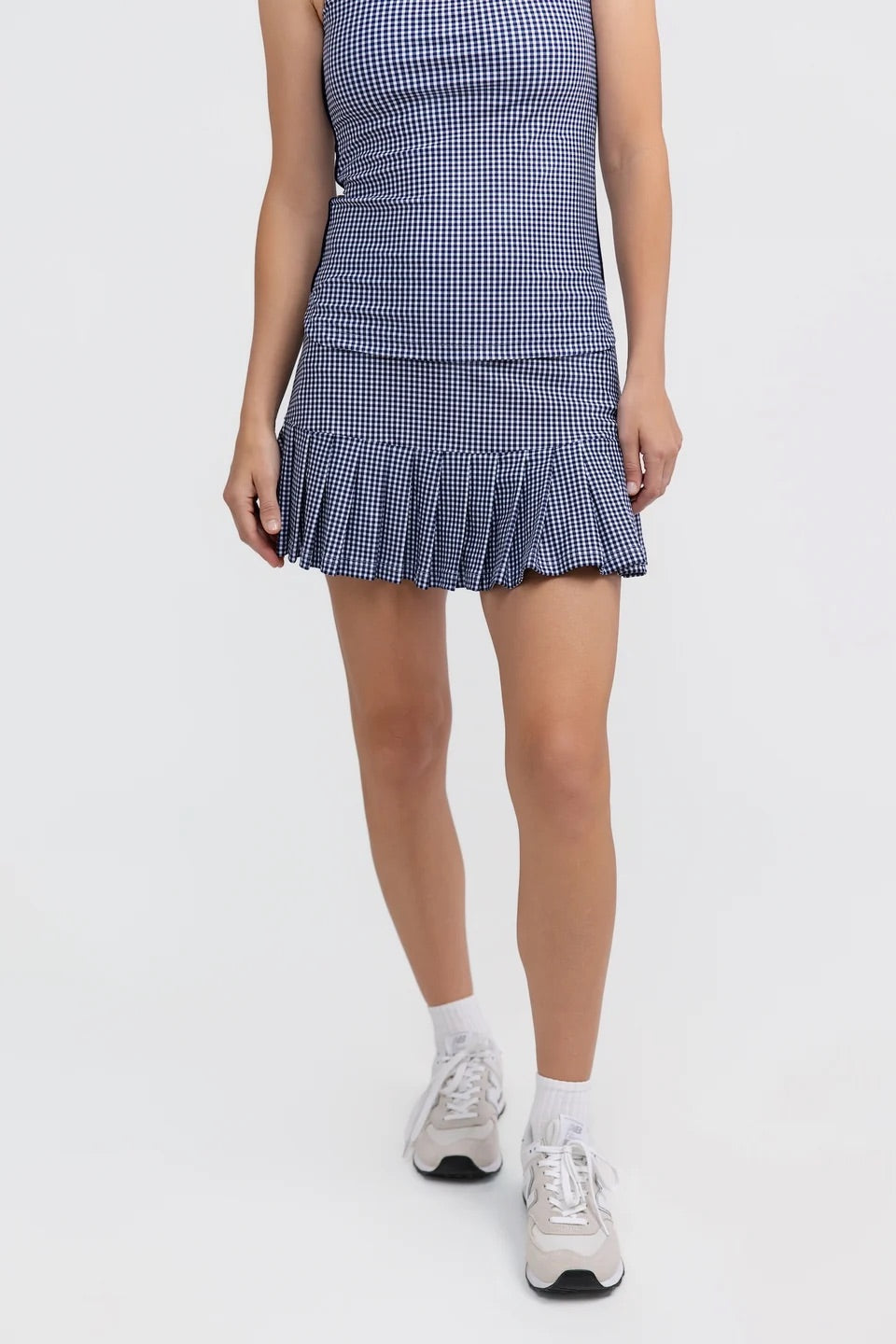 Ruth Skort - Navy Gingham
