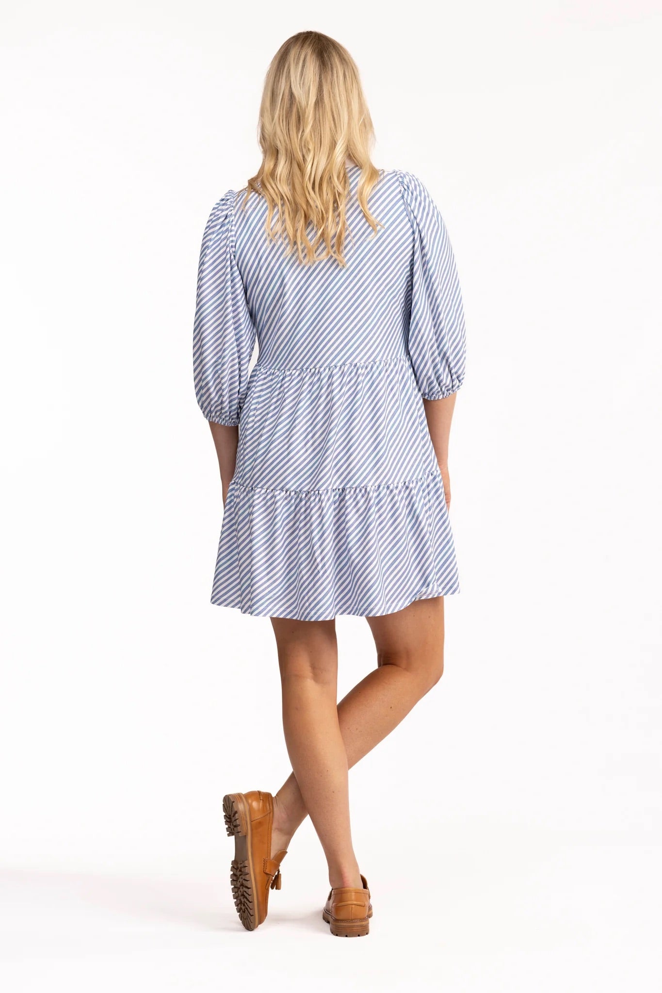 Tory Chambray Stripe Mini