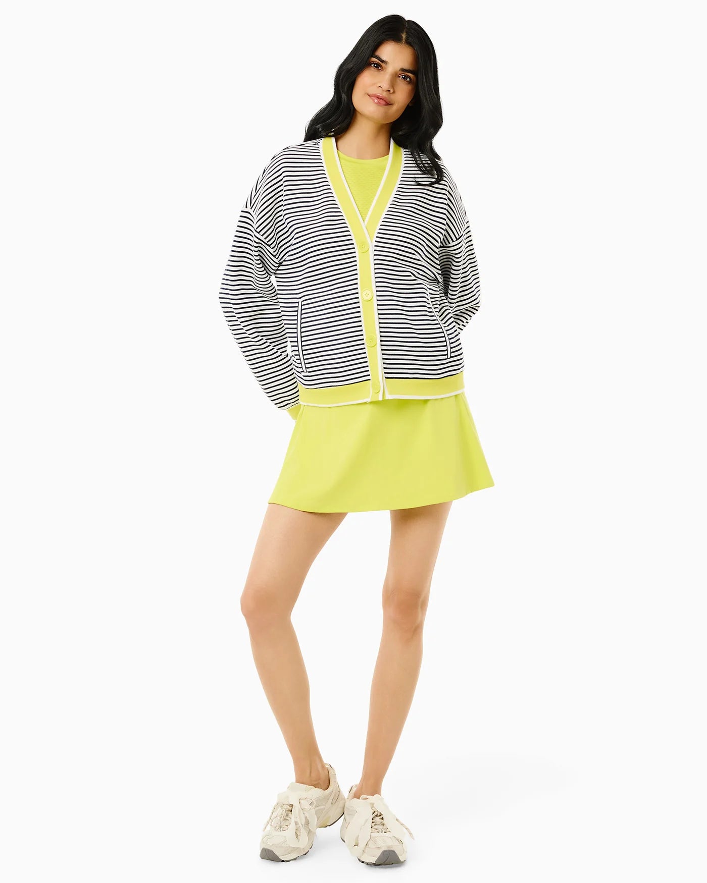 Flounce Skort - Chartreuse
