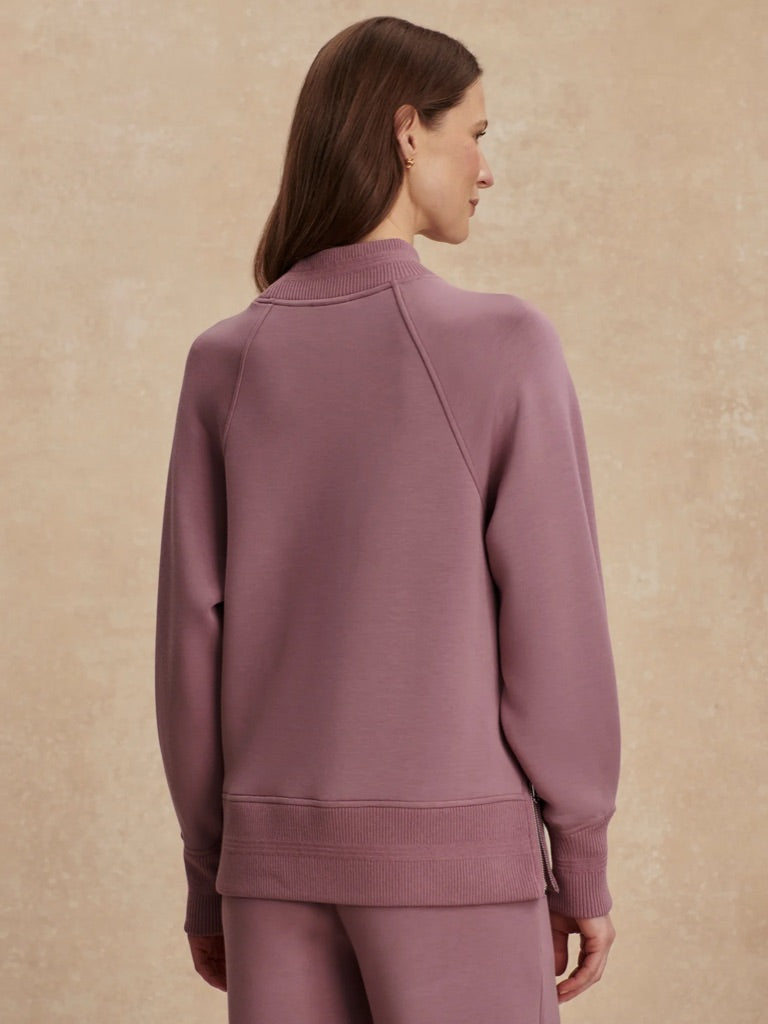 Loxley Raglan Boyfriend Sweat - Wistful Mauve - Shopsisterology