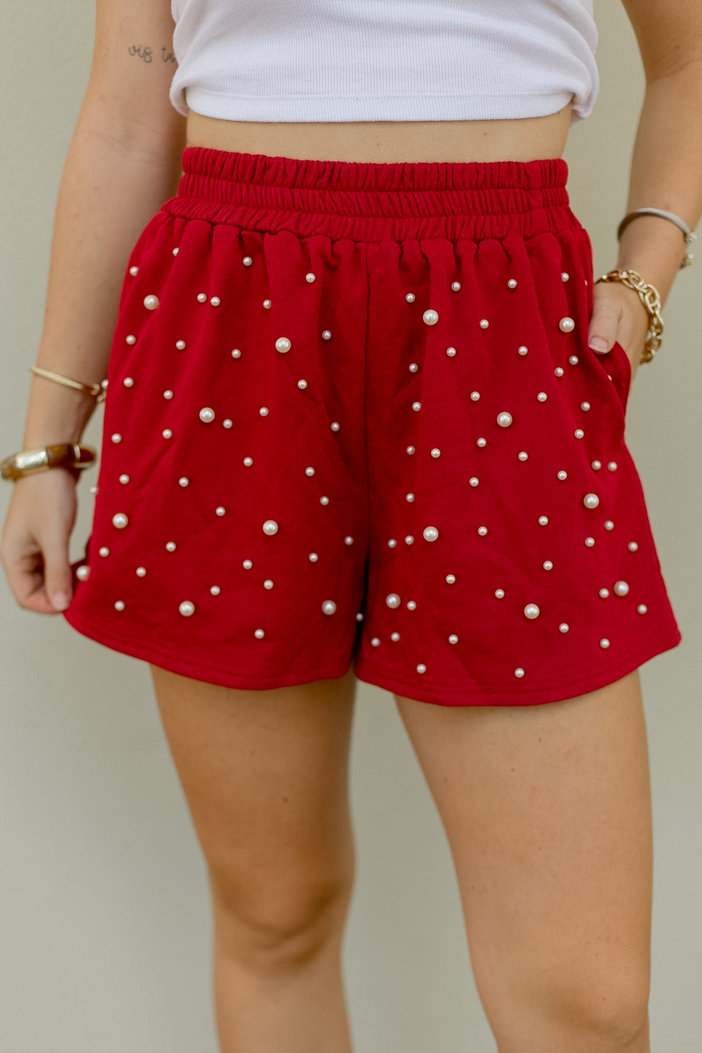 Wear My Pearls Shorts