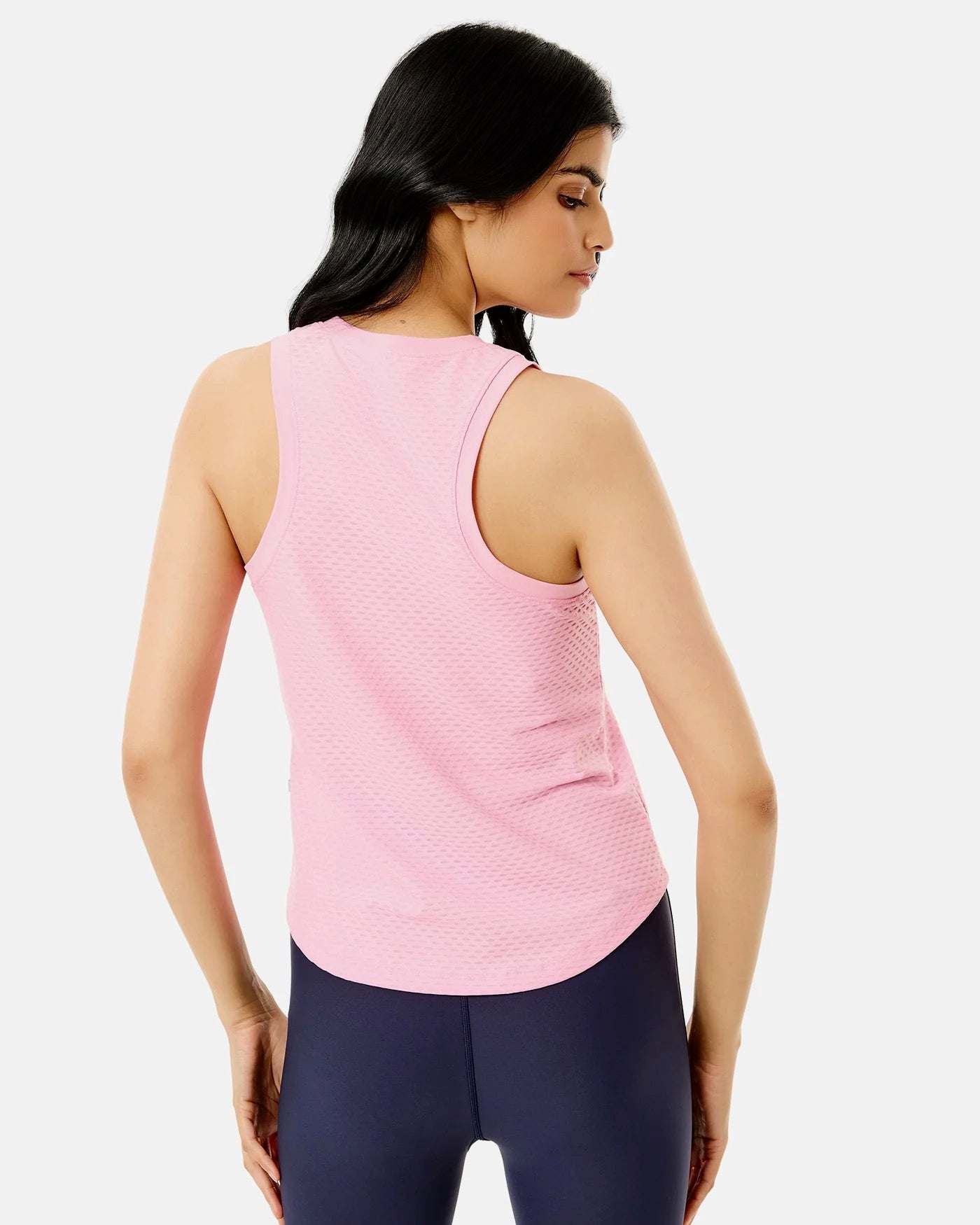 Addison Bay Everyday Tank in Bubblegum color, soft sleeveless top with a relaxed fit and casual style.