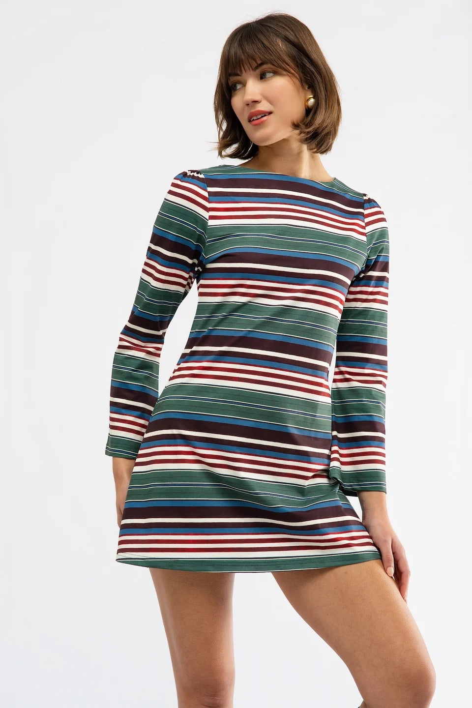 The Ellen Dress - Crew Stripe