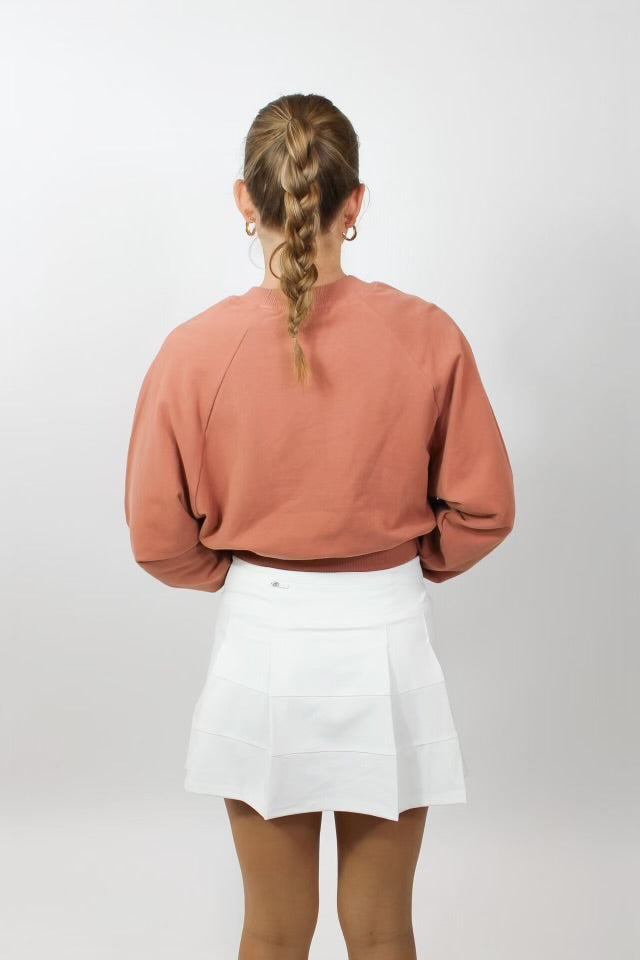 Cropped Raglan Pullover