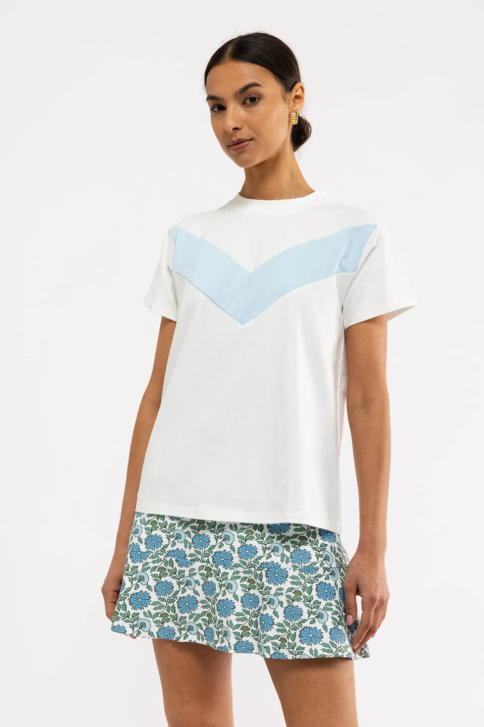The Bodie Tee - White/Seasalt