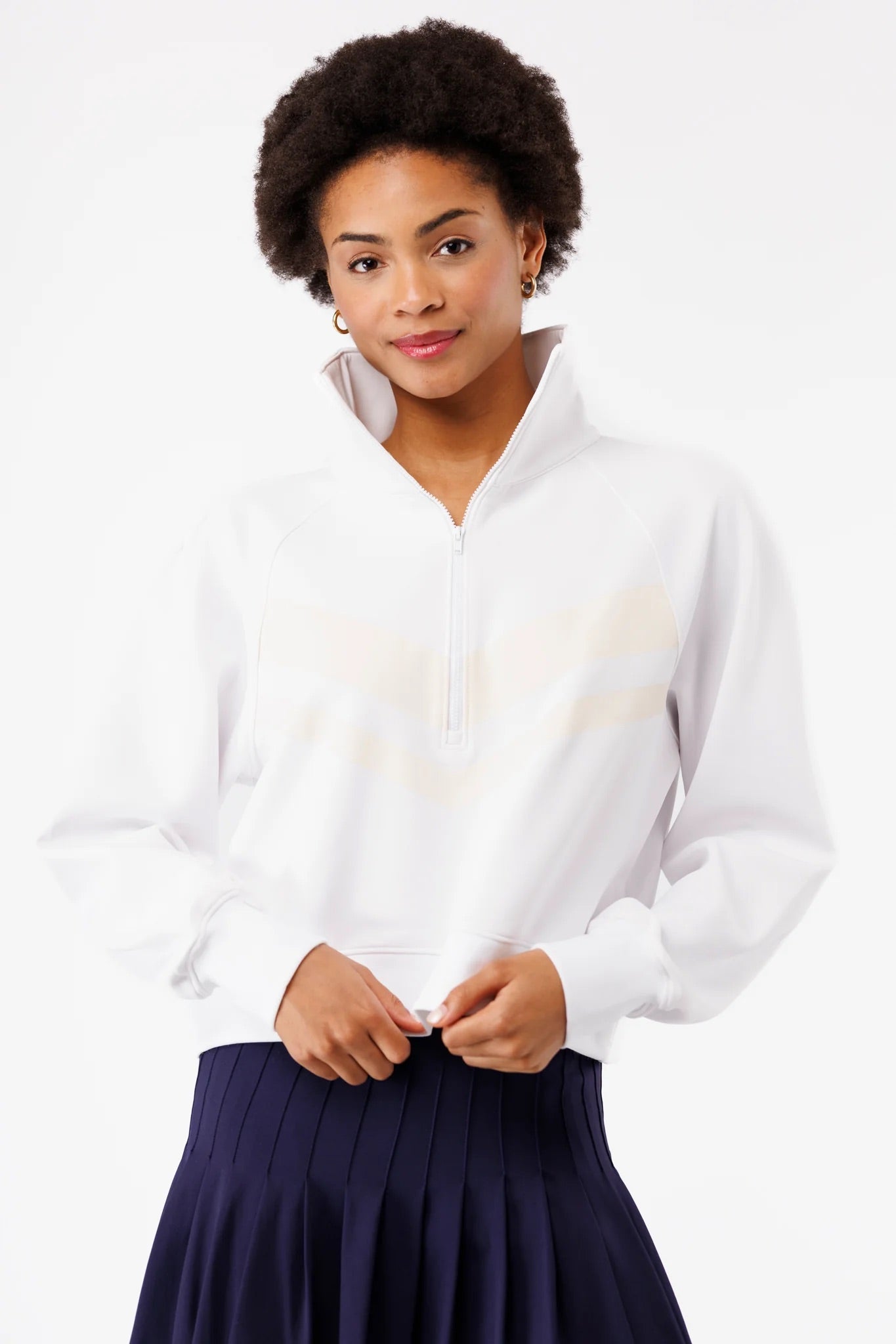 Nora White Pullover