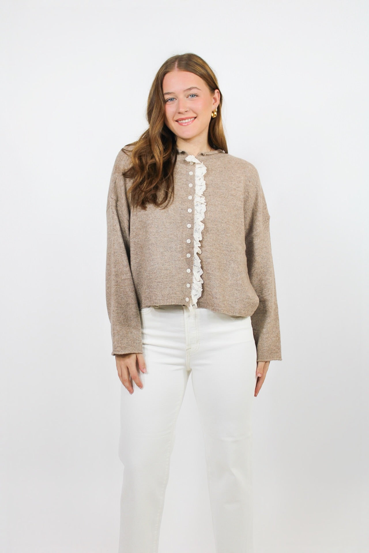 The Chestnut Lace Cardigan