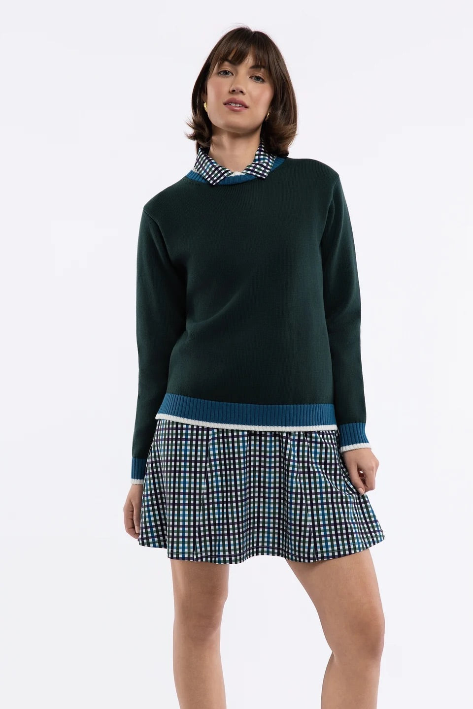 The Autumn Sweater - Rosemary/Porcelain