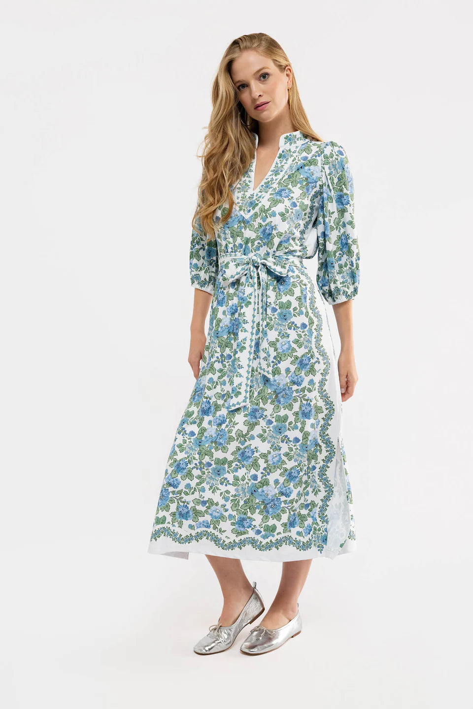 The Brooks Dress - Cotswolds Scallop