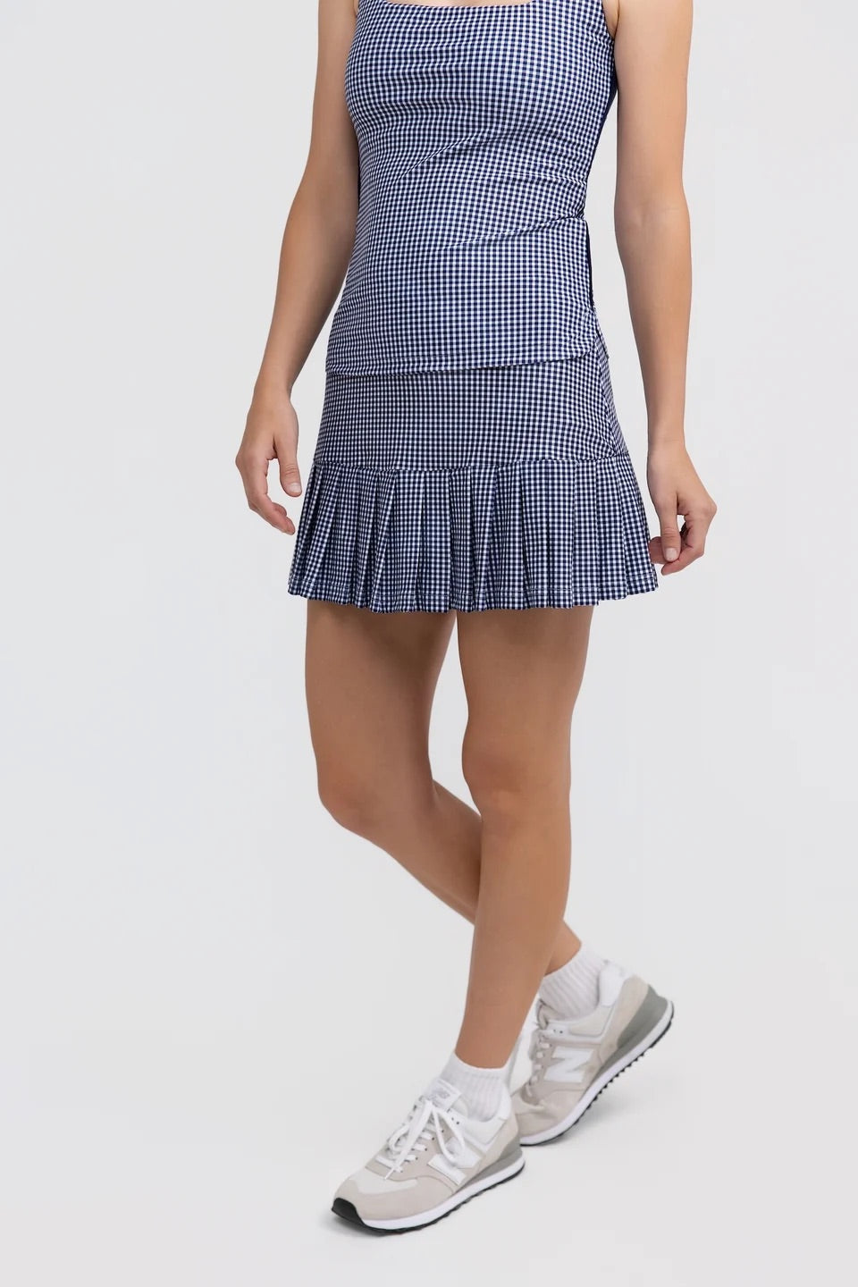 Ruth Skort - Navy Gingham