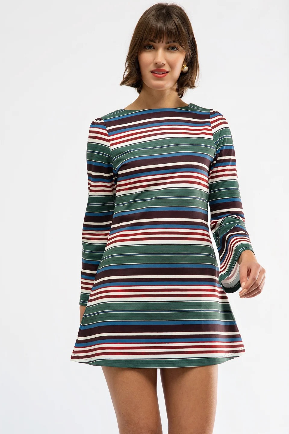 The Ellen Dress - Crew Stripe