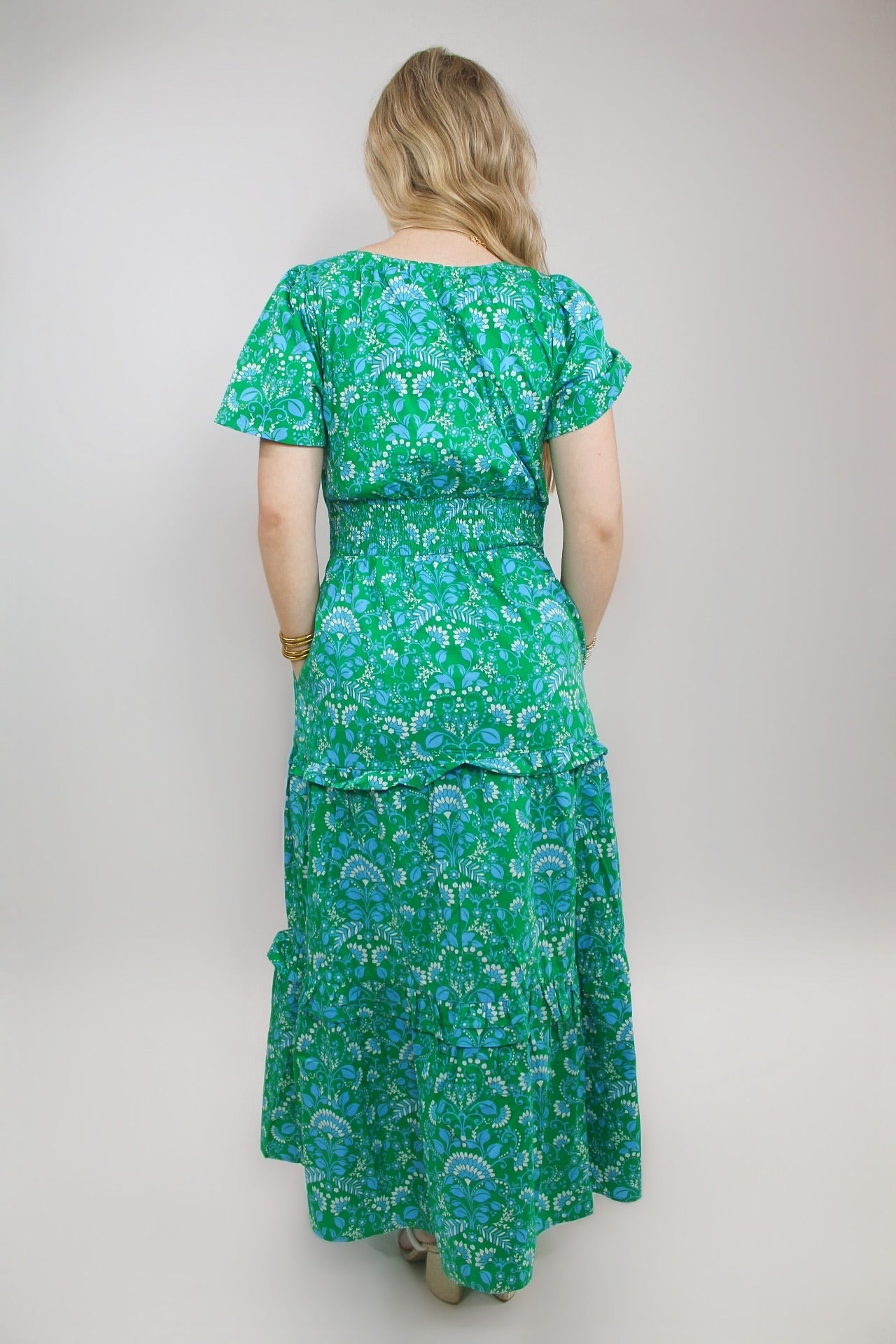 Green Alina Maxi Dress