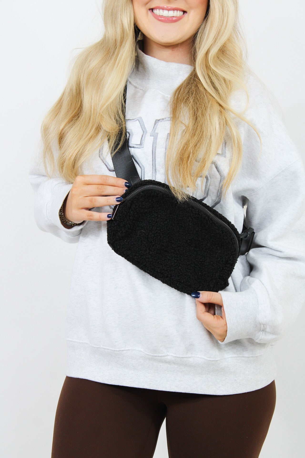 Fuzzy Crossbody Bags