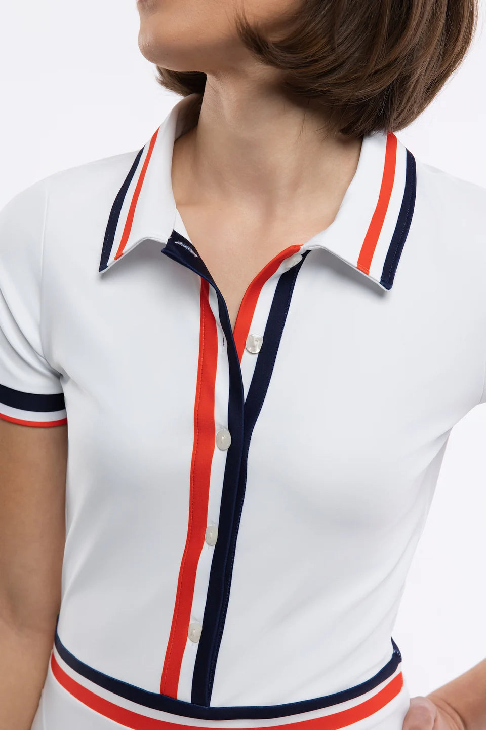 The Meritt Dress - White/TN