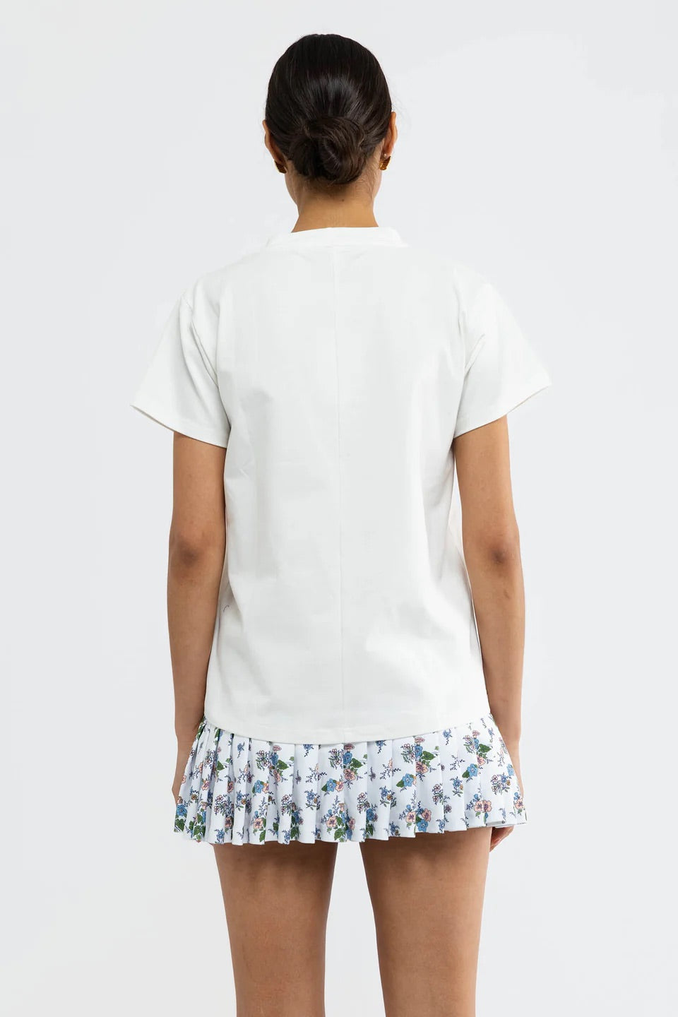 Bodie Tee - White/Olive Green