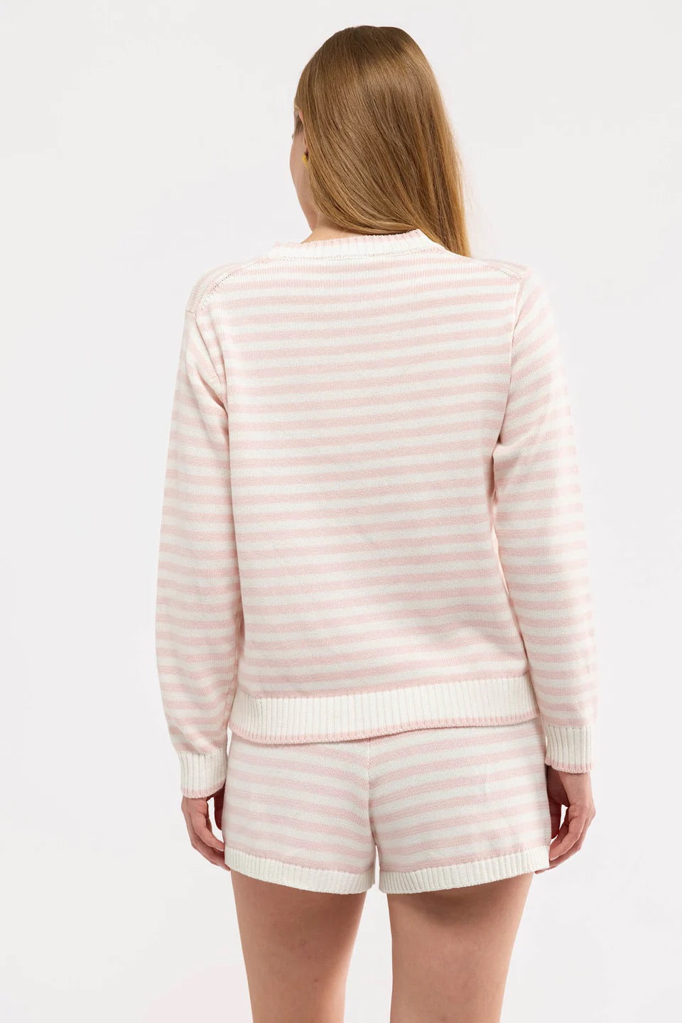 Porter Knit Short - Cream/Ballerina