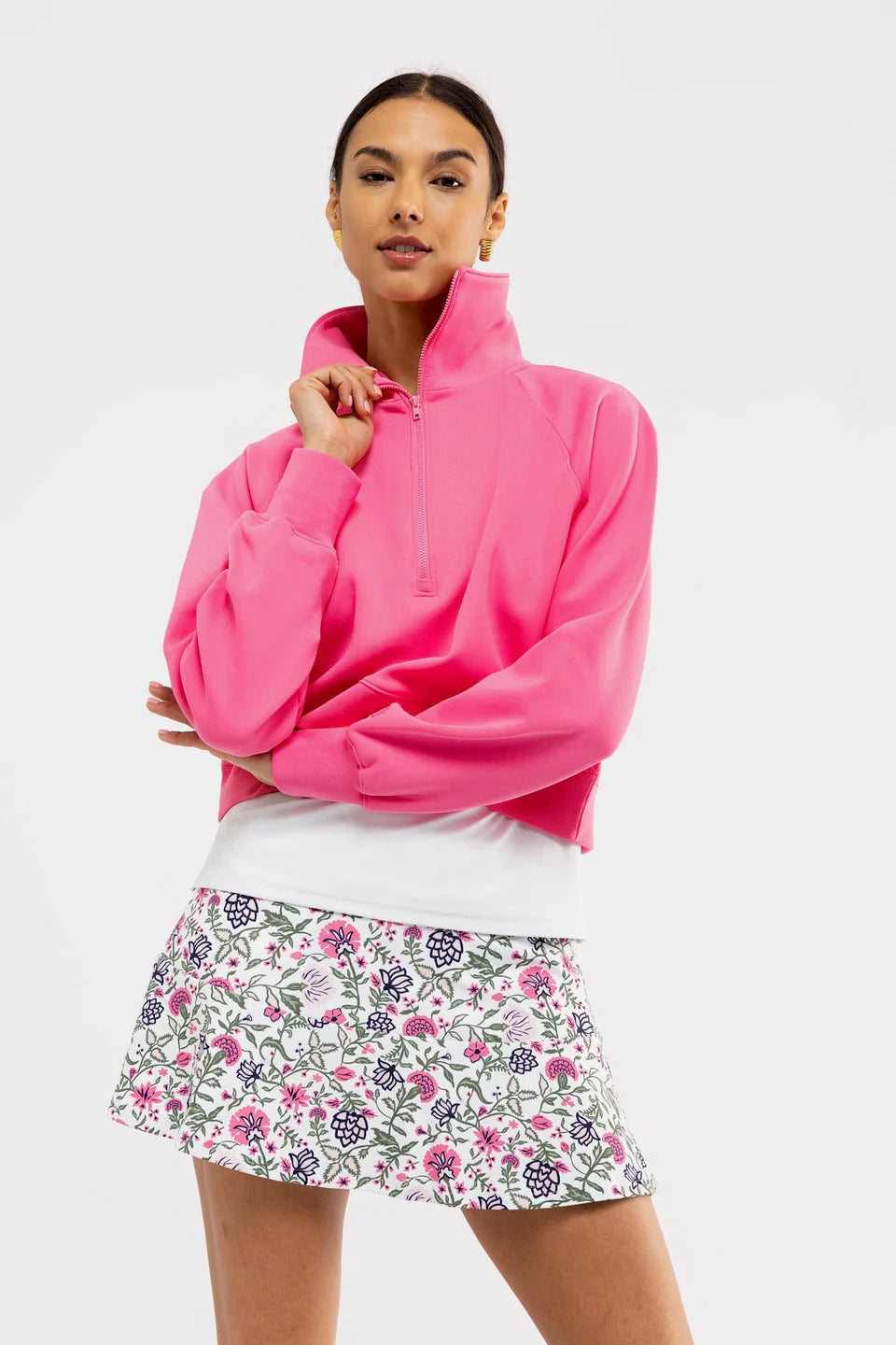 The Nora Sweatshirt - Rose