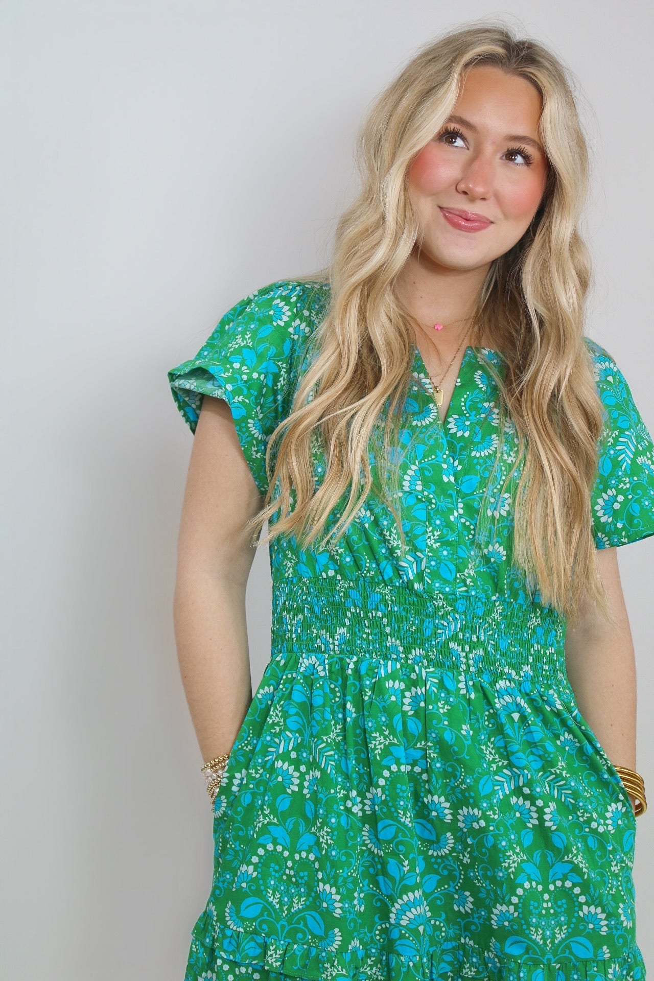 Green Alina Maxi Dress