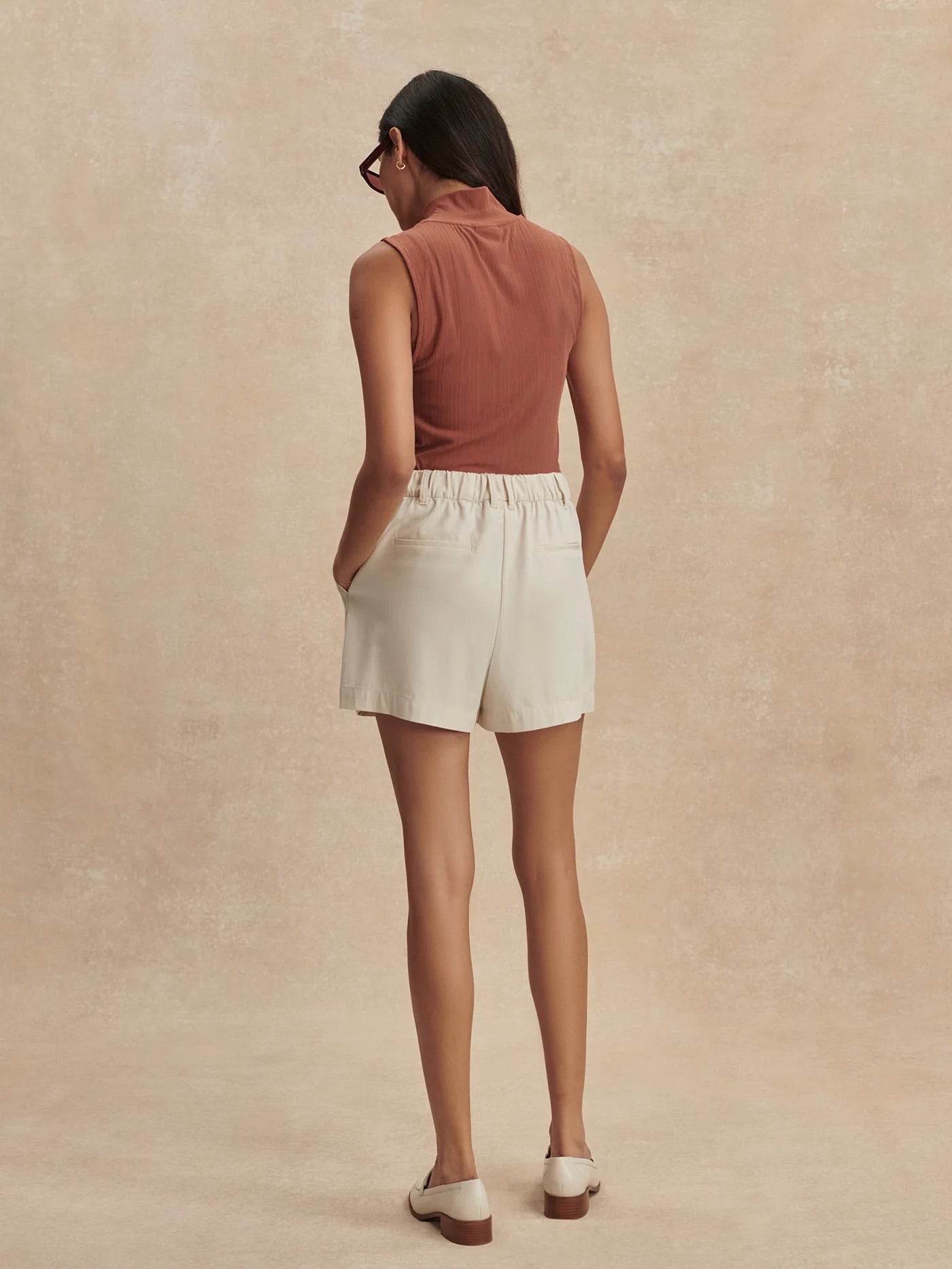 Tansy Woven Short 3 - Ivory