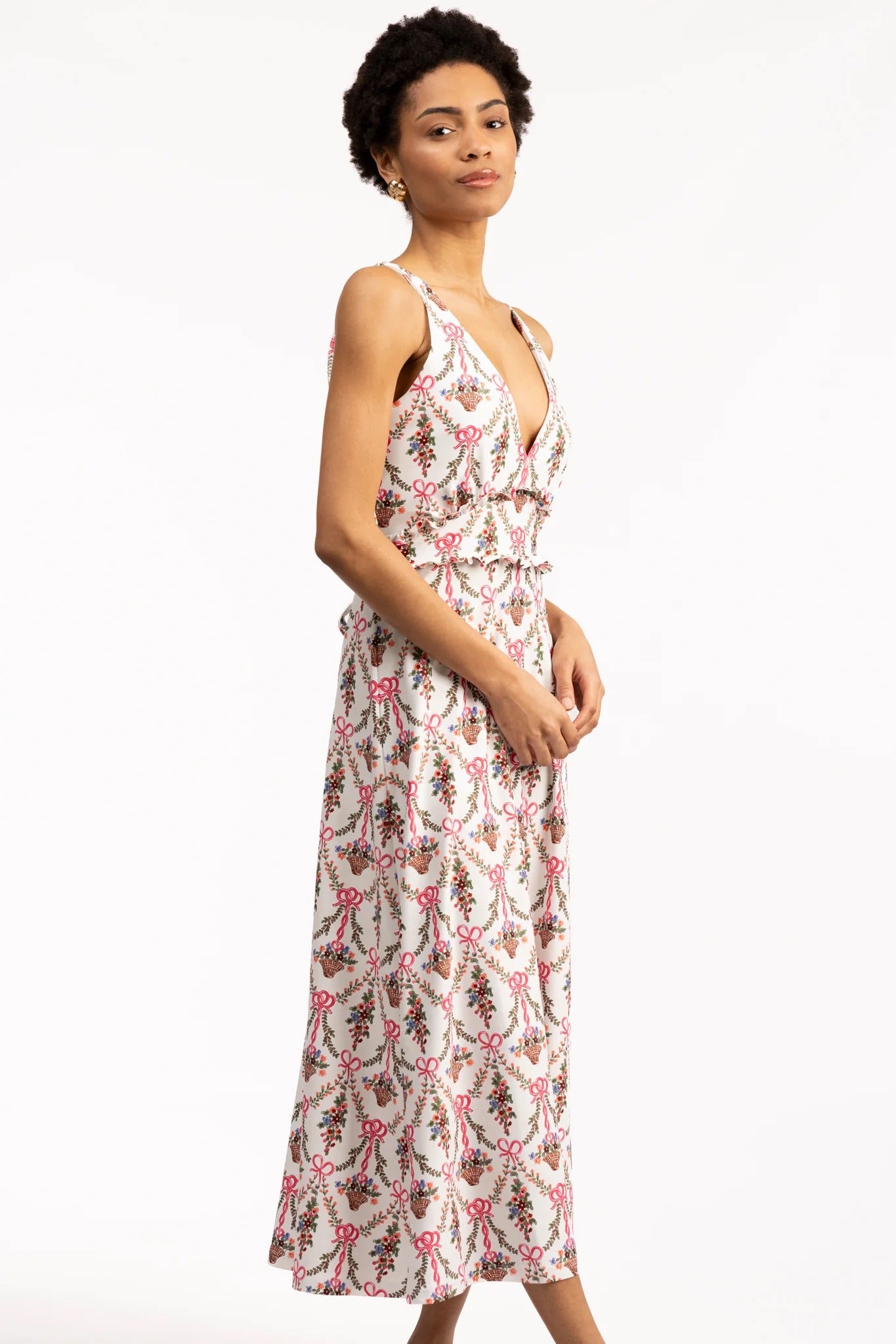 Beryl Flower Basket Maxi