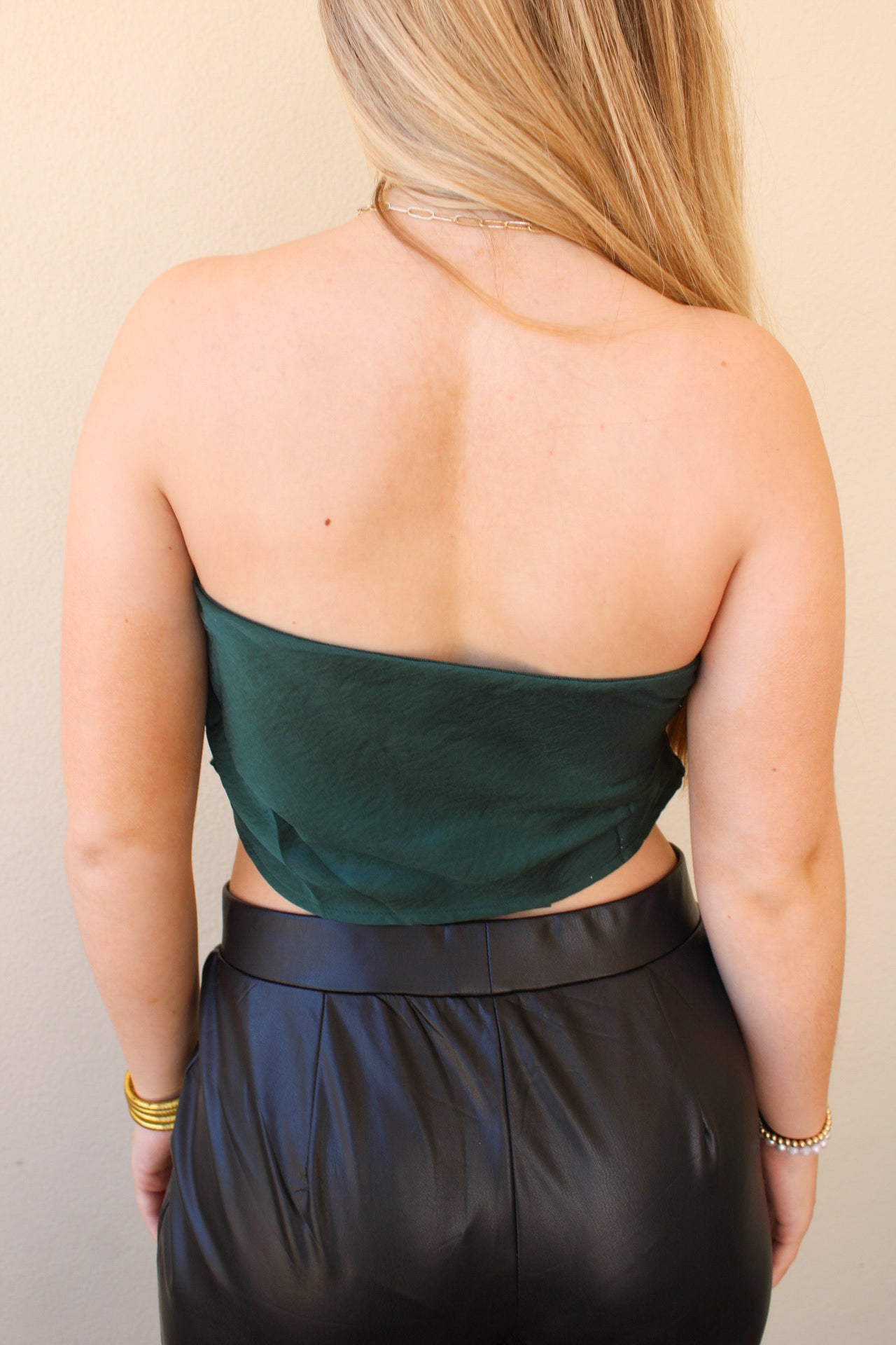 Kelly Green Flowy Tube Top