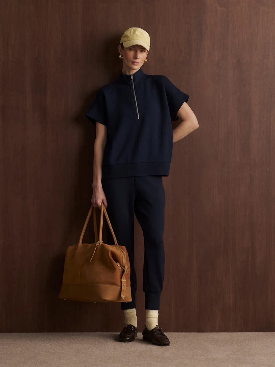 Ritchie Short Sleeve Sweat - Navy