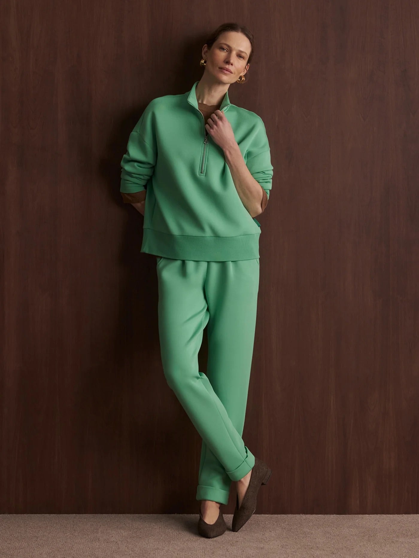 The Rolled Cuff Pant 25 - Green Spruce