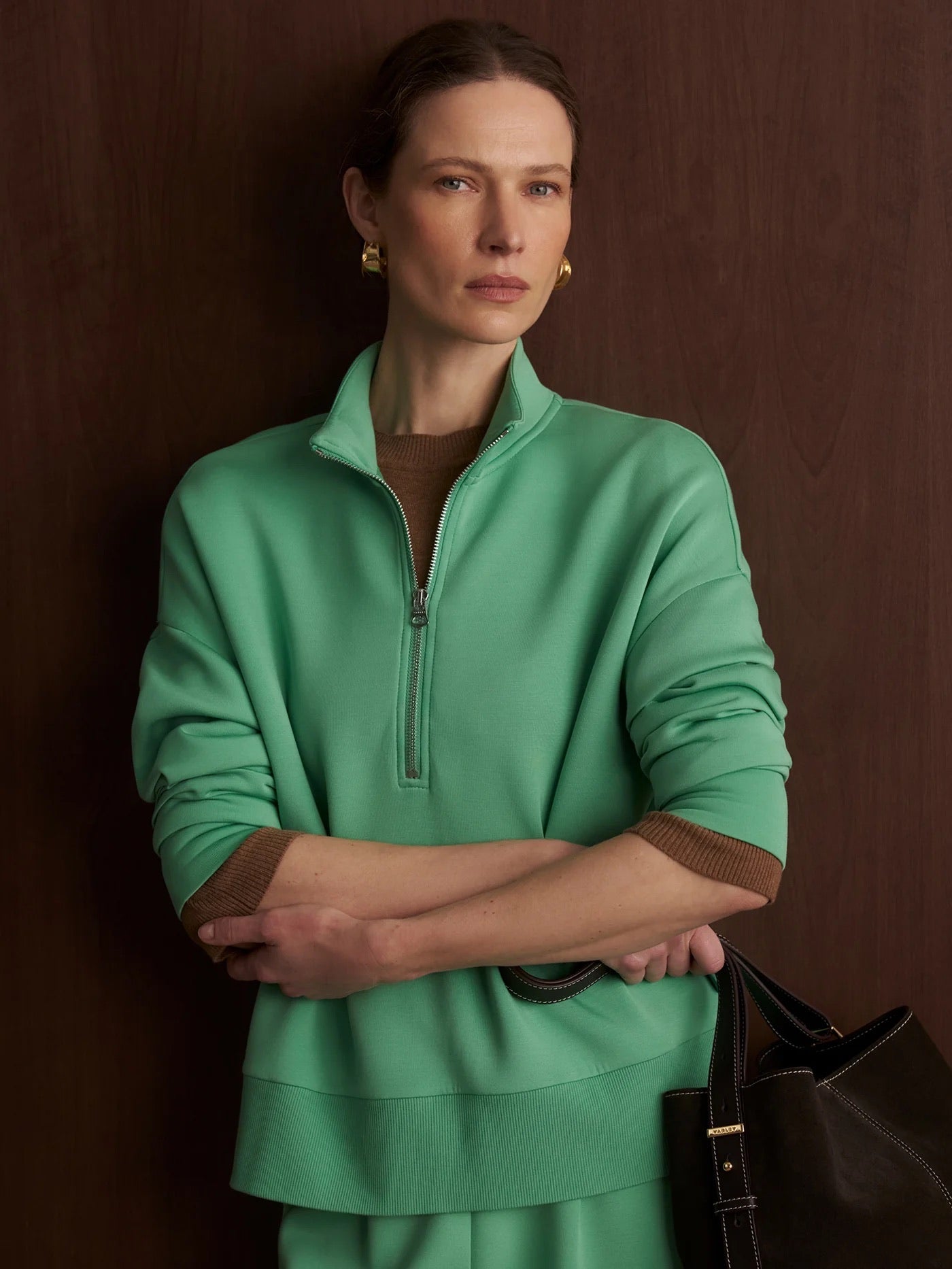 Mavis Mock Neck Sweat