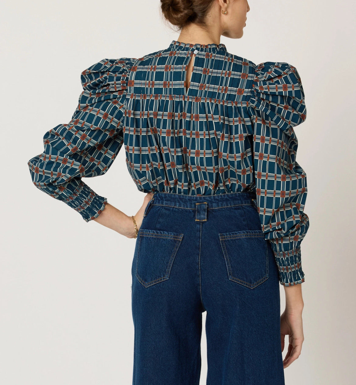 The Irina Blouse - Santo Stripe
