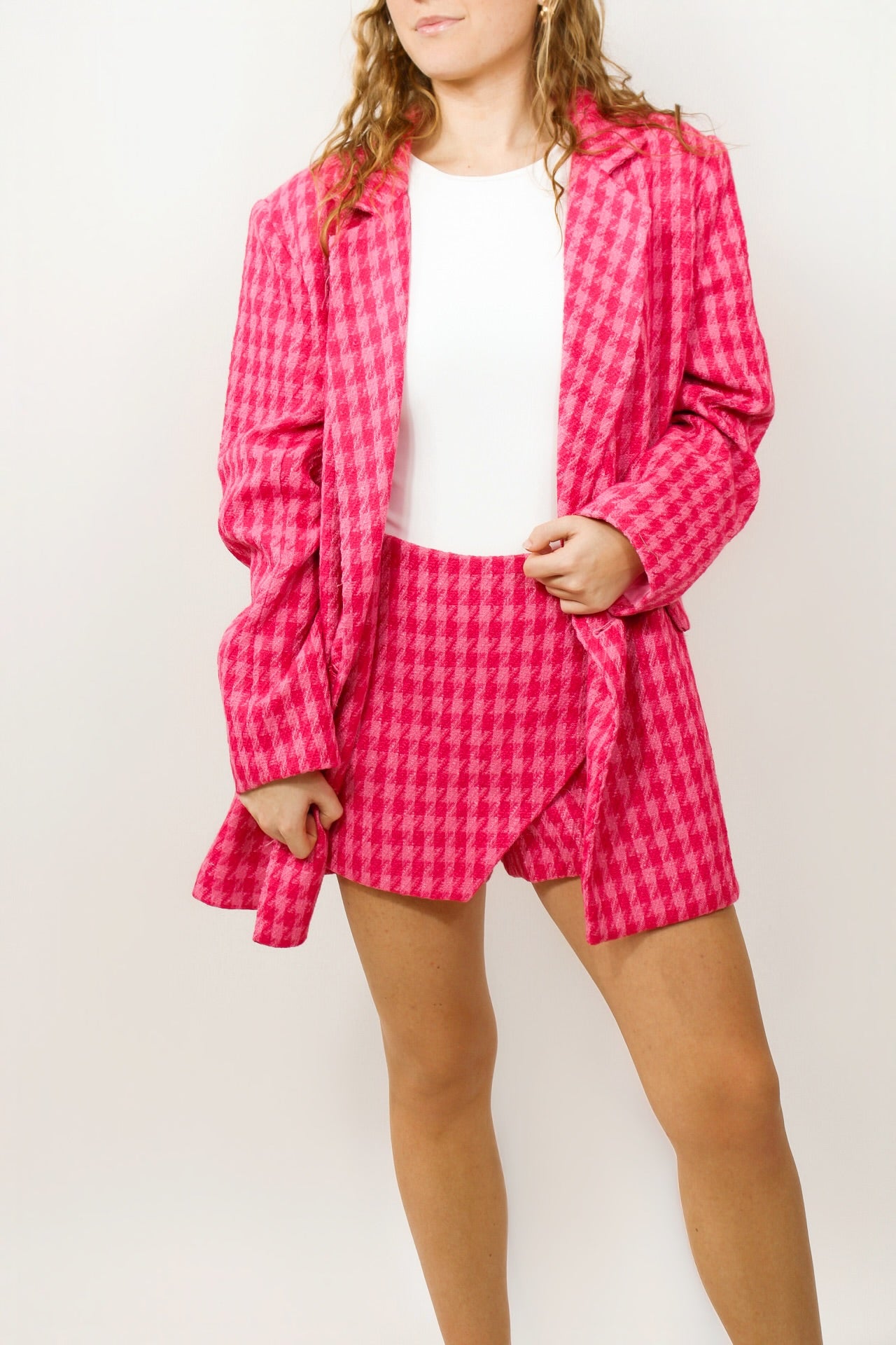 Avery Blazer-Pink